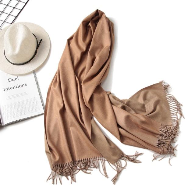 Elegant Cashmere Winter Scarf - Lightweight & Versatile Shawl for Women - Korvel