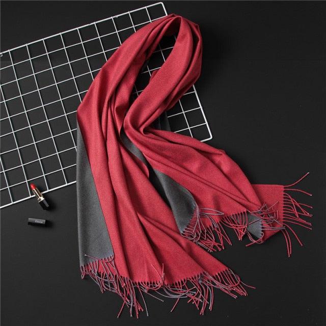 Elegant Cashmere Winter Scarf - Lightweight & Versatile Shawl for Women - Korvel