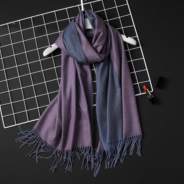 Elegant Cashmere Winter Scarf - Lightweight & Versatile Shawl for Women - Korvel