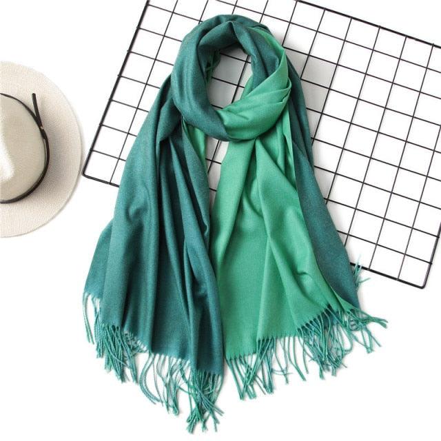 Elegant Cashmere Winter Scarf - Lightweight & Versatile Shawl for Women - Korvel