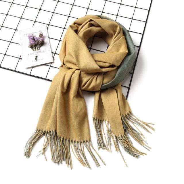 Elegant Cashmere Winter Scarf - Lightweight & Versatile Shawl for Women - Korvel