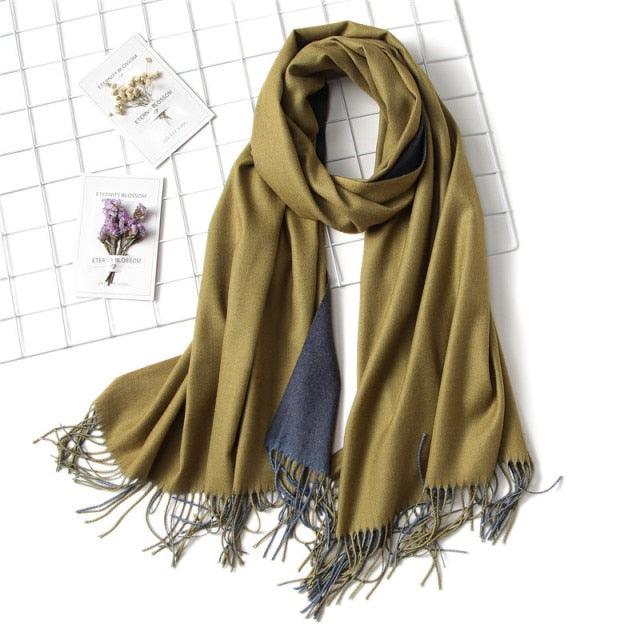 Elegant Cashmere Winter Scarf - Lightweight & Versatile Shawl for Women - Korvel