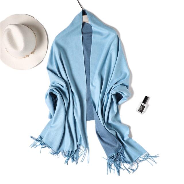 Elegant Cashmere Winter Scarf - Lightweight & Versatile Shawl for Women - Korvel