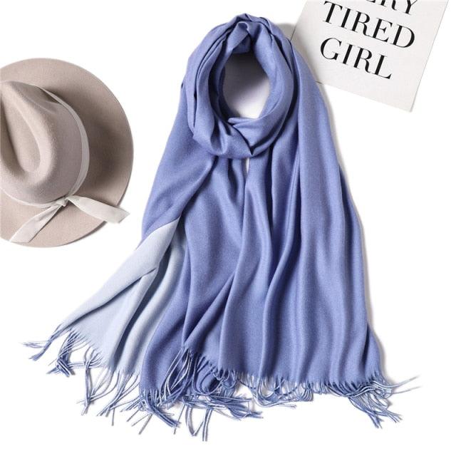 Elegant Cashmere Winter Scarf - Lightweight & Versatile Shawl for Women - Korvel