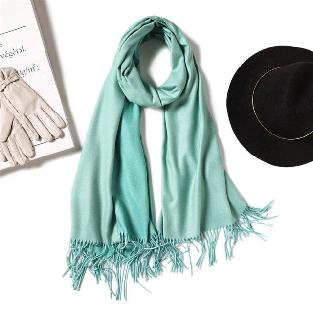Elegant Cashmere Winter Scarf - Lightweight & Versatile Shawl for Women - Korvel