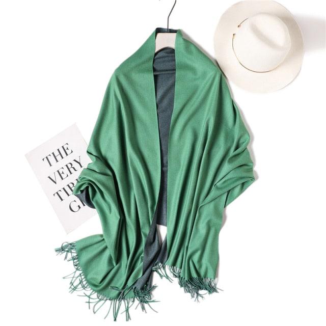 Elegant Cashmere Winter Scarf - Lightweight & Versatile Shawl for Women - Korvel