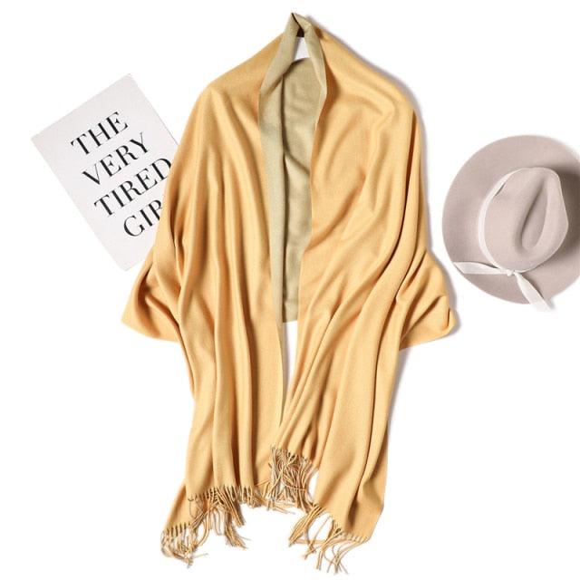 Elegant Cashmere Winter Scarf - Lightweight & Versatile Shawl for Women - Korvel