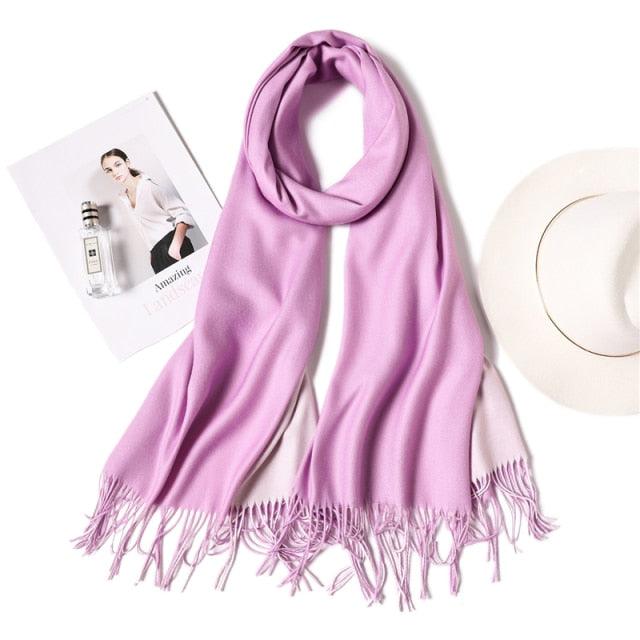 Elegant Cashmere Winter Scarf - Lightweight & Versatile Shawl for Women - Korvel