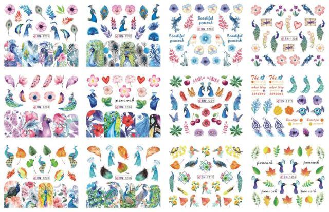 Pop Art Nail Stickers - Creative Comic Designs for Manicures