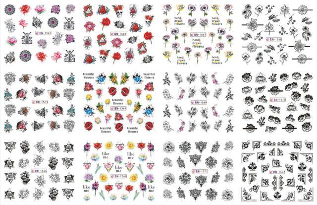 Pop Art Nail Stickers - Creative Comic Designs for Manicures