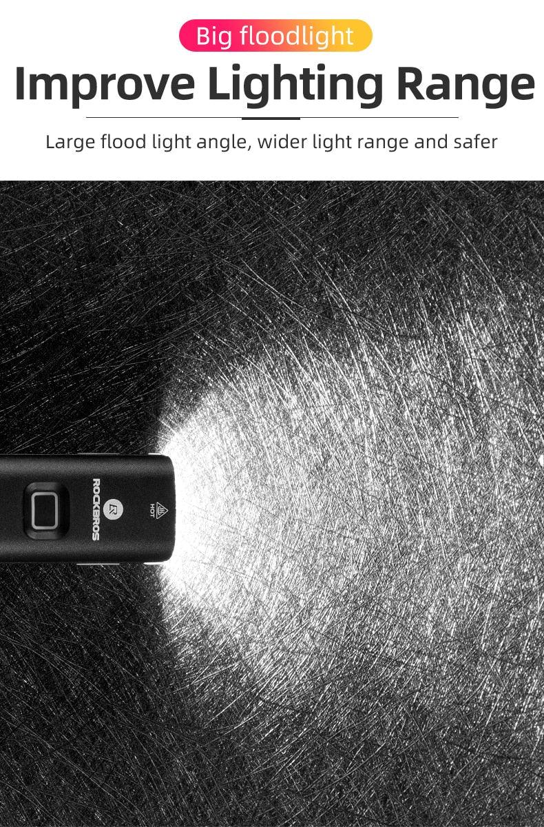 Juego de luces LED para bicicleta recargables por USB - 1000LM a prueba de agua