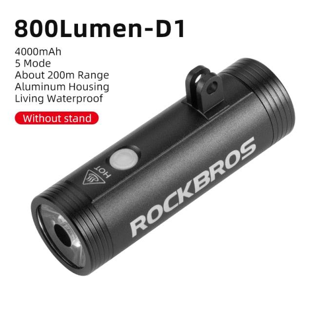 Juego de luces LED para bicicleta recargables por USB - 1000LM a prueba de agua