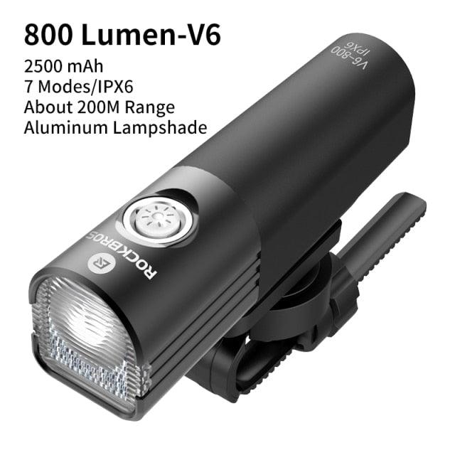 Juego de luces LED para bicicleta recargables por USB - 1000LM a prueba de agua