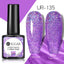 Esmalte de Uñas Gel Elegante Plateado Púrpura - 7.5ml