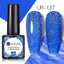 Esmalte de Uñas Gel Elegante Plateado Púrpura - 7.5ml