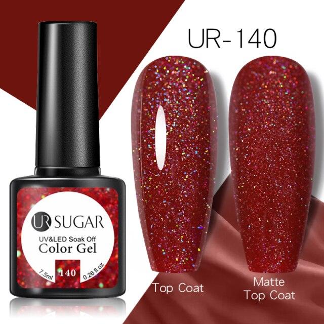 Esmalte de Uñas Gel Elegante Plateado Púrpura - 7.5ml