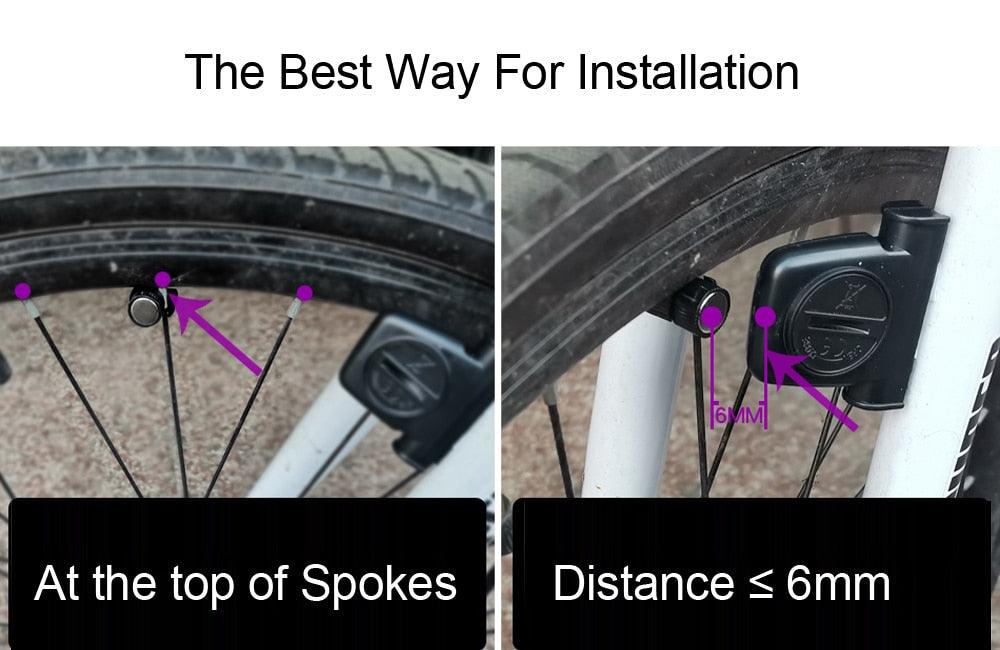 Lumière LED de vélo rechargeable USB 4000mAh et ordinateur avec klaxon