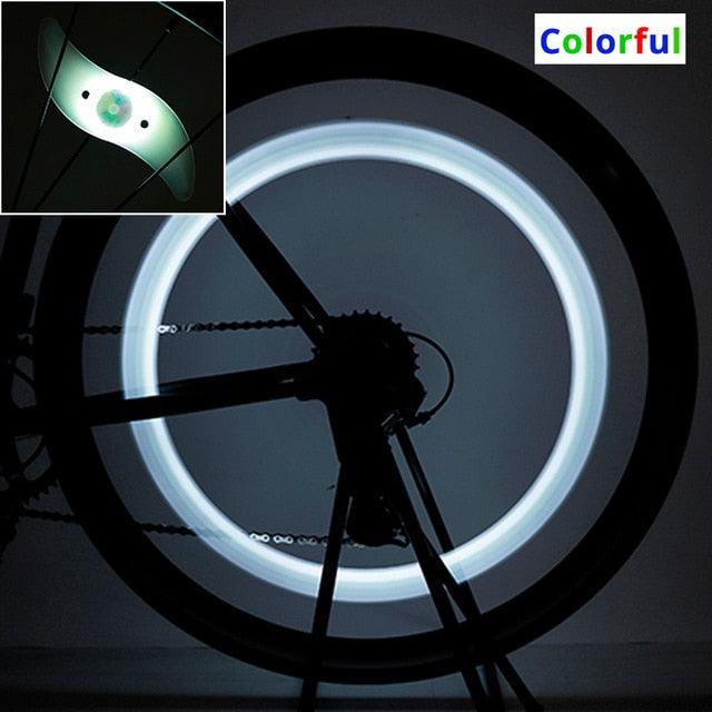 Lumières de rayon de vélo premium - Décoration de sécurité LED brillante