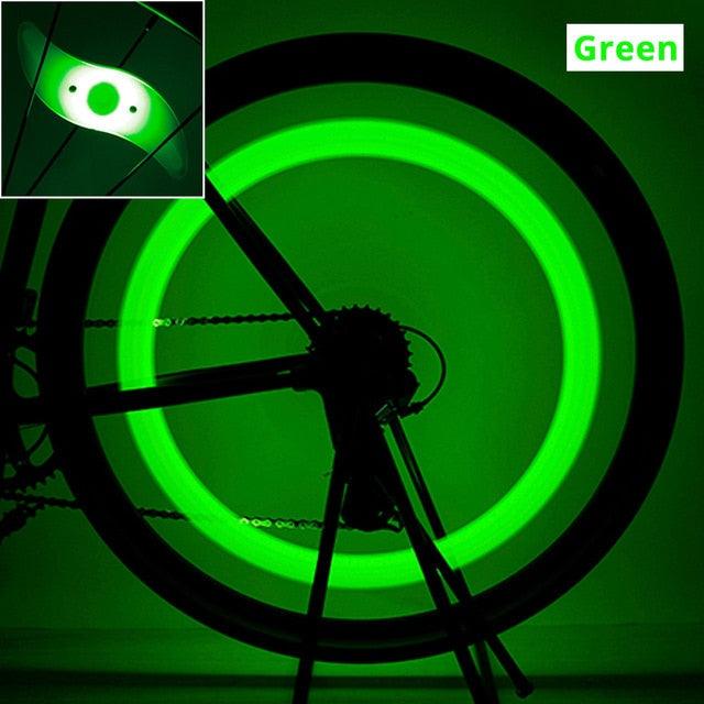 Lumières de rayon de vélo premium - Décoration de sécurité LED brillante