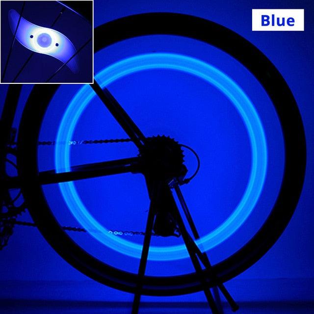 Lumières de rayon de vélo premium - Décoration de sécurité LED brillante