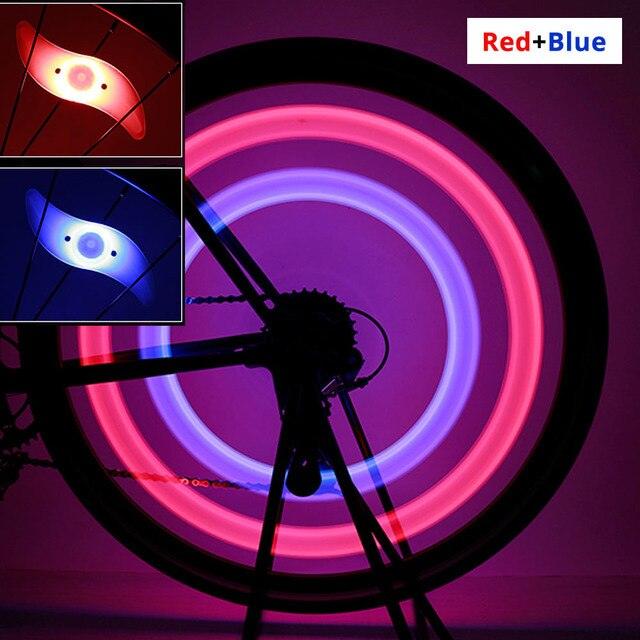 Lumières de rayon de vélo premium - Décoration de sécurité LED brillante
