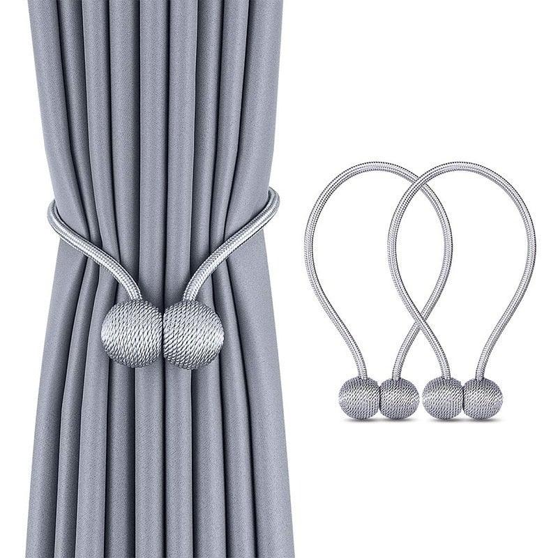 Elegant Magnetic Curtain Tieback Holdbacks for Stylish Decor