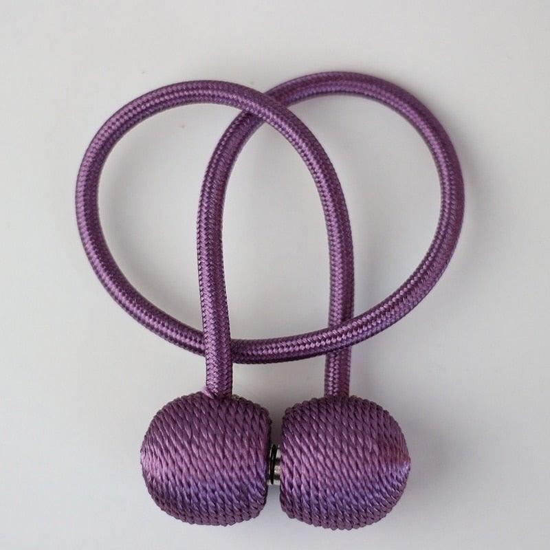 Elegant Magnetic Curtain Tieback Holdbacks for Stylish Decor