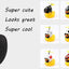 Luminous Yellow Duck Bicycle Bell for Fun Cycling
