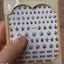 Mixed Acrylic Nail Art Stickers - Unique Leaf Designs