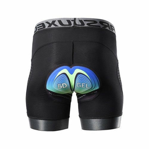 Shorts de cyclisme pour hommes avec coussin en gel 5D pour un confort ultime