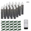 Bougies Taper LED sans Flamme Blanc Chaud avec Télécommande