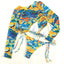 Leopard Print 3 Piece Swimsuit Set with Long Sleeves
