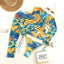 Leopard Print 3 Piece Swimsuit Set with Long Sleeves