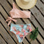 Ensemble de bikini taille haute à une épaule élégant pour femmes