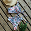 Ensemble de bikini taille haute à une épaule élégant pour femmes