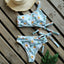 Ensemble de bikini taille haute à une épaule élégant pour femmes