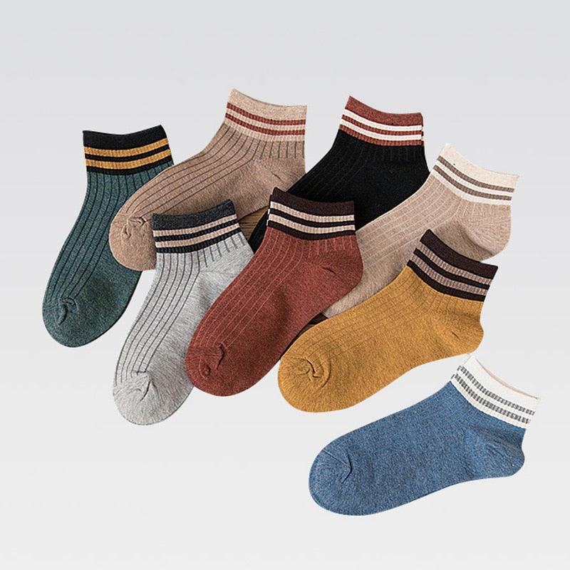 4 Pares de Calcetines Sin Mostrar con Bordado de Corazón para Mujeres