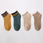 4 Pares de Calcetines Sin Mostrar con Bordado de Corazón para Mujeres