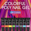 Gel de extensión de uñas UV premium - 15ml esmalte con brillo