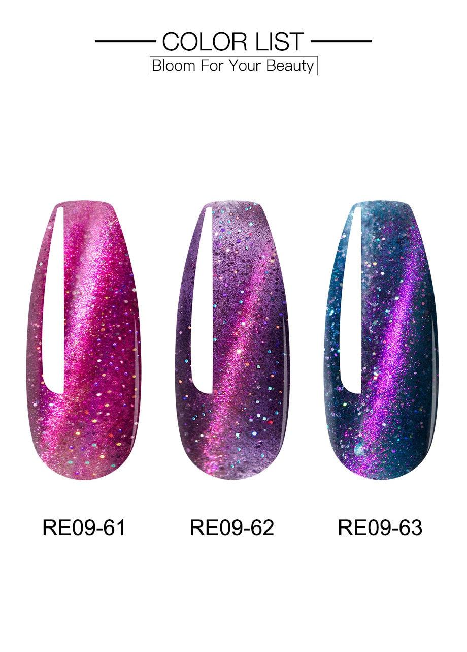 Gel de extensión de uñas UV premium - 15ml esmalte con brillo