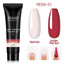 Gel de extensión de uñas UV premium - 15ml esmalte con brillo