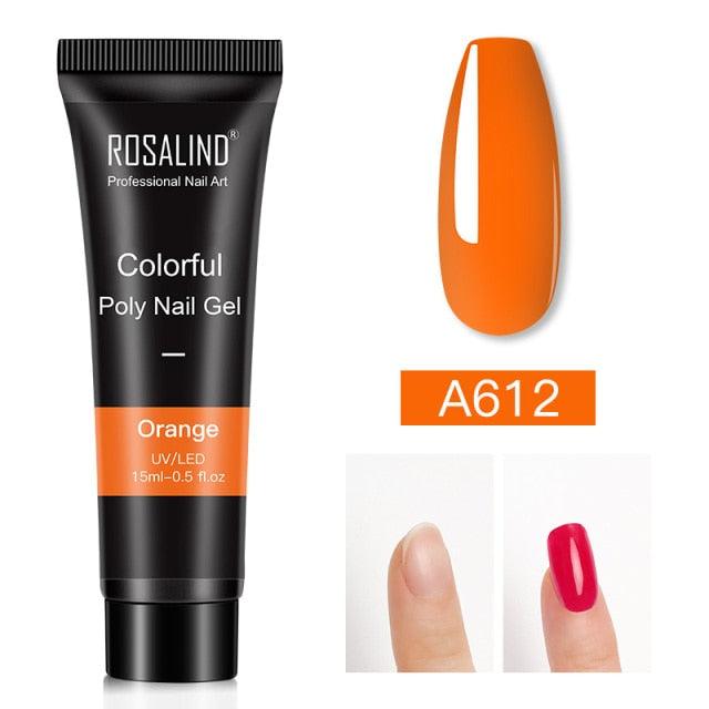 Gel de extensión de uñas UV premium - 15ml esmalte con brillo