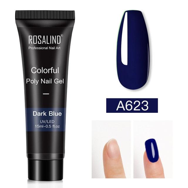 Gel de extensión de uñas UV premium - 15ml esmalte con brillo
