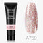 Gel de extensión de uñas UV premium - 15ml esmalte con brillo