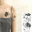 Elegante Calcomanía de Tatuaje Temporal Impermeable de Mariposa 3D