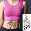 Elegante Calcomanía de Tatuaje Temporal Impermeable de Mariposa 3D