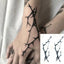 Elegante Calcomanía de Tatuaje Temporal Impermeable de Mariposa 3D