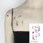 Elegant Waterproof Temporary Tattoos - Sun, Moon & Heart Designs
