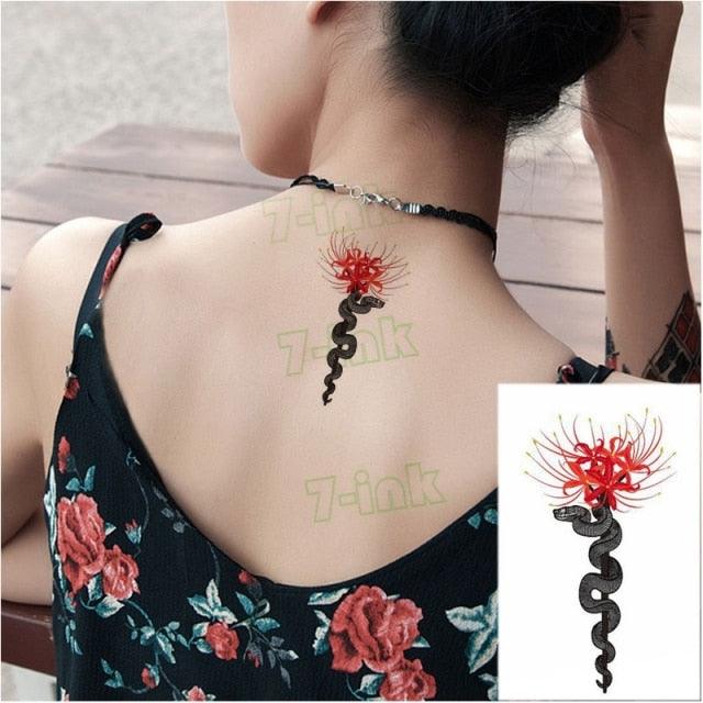 Elegant Waterproof Temporary Tattoos - Sun, Moon & Heart Designs