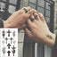 Elegant Waterproof Temporary Tattoos - Sun, Moon & Heart Designs